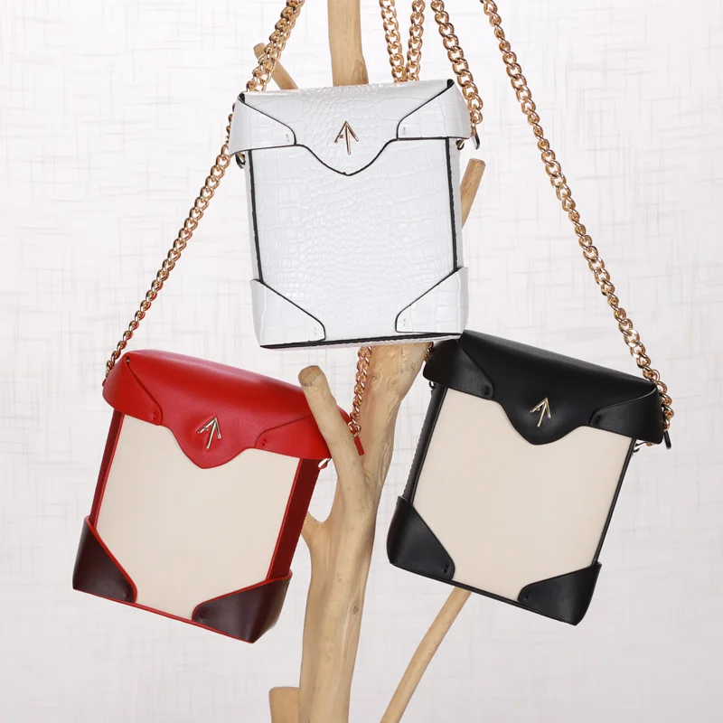 

Fashion Mini Small Square Bag Genuine Leather Women's Shoulder Bag Simple Crossbody Bag