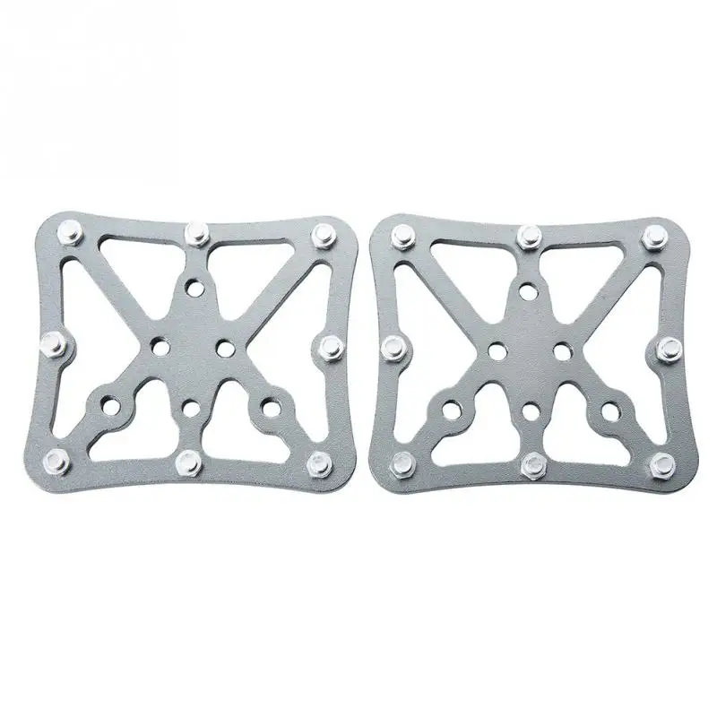 1 Pair Bike Adapter Pedals Platforms Mountain Bicycle Clip Aluminium Alloy Pedals Easily Clip-in Cycling Accessories#63