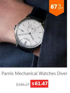 PARNIS механические часы, мужские часы с ручным заводом, классические часы, мужские часы mannen,, роскошные брендовые наручные часы