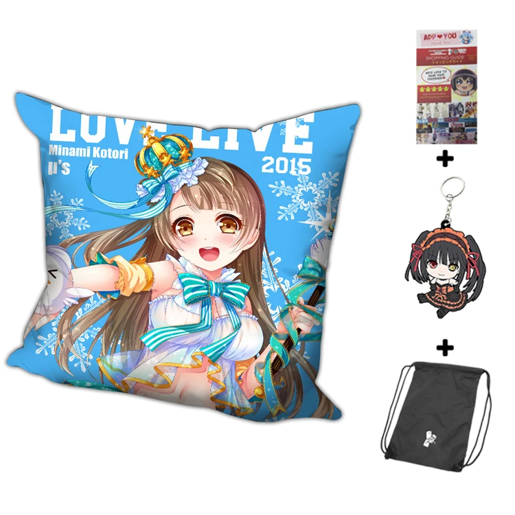Хобби Экспресс Minami kotory Love Live Аниме Dakimakura квадратная наволочка H0220|square pillow cover|anime