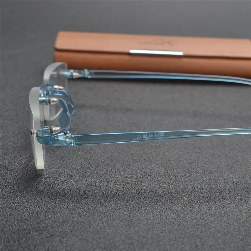 Очки для чтения MINCL/2017 новые модные Супермягкие TR90 очки без оправы с коробкой