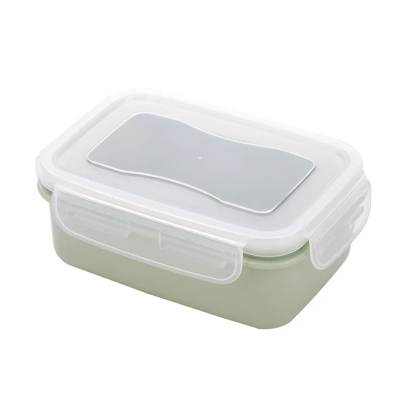 Маленький контейнер для хранения еды мини Bento круглые квадратные контейнеры