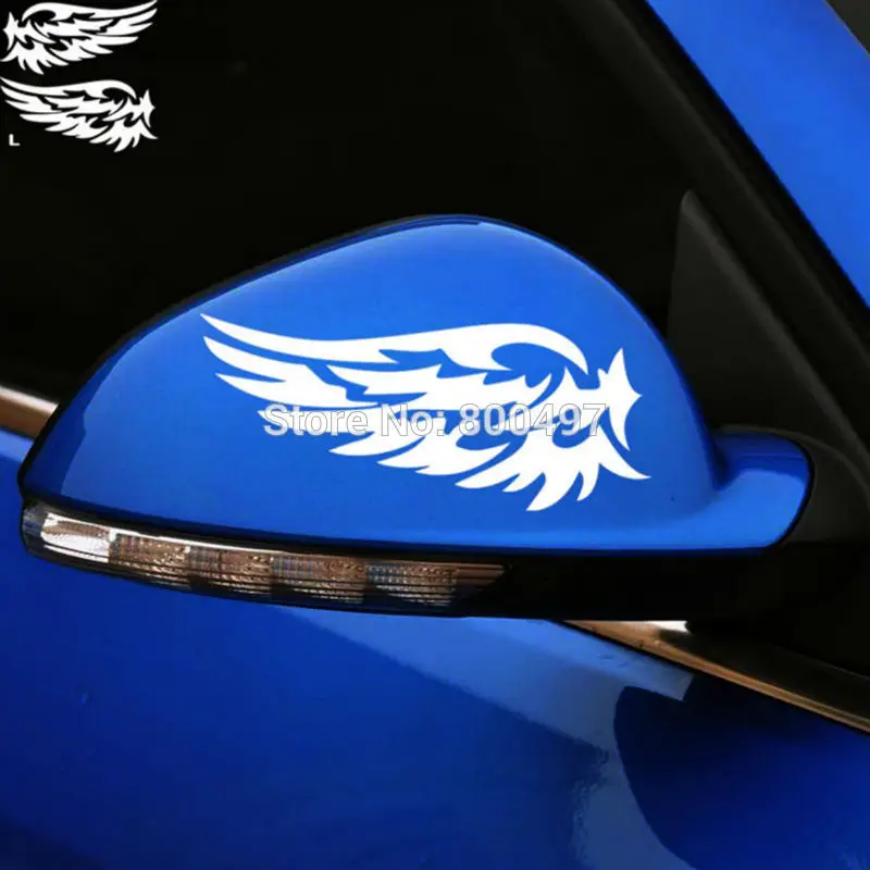 2 x Новые стильные автомобильные наклейки на зеркало заднего вида с забавными
