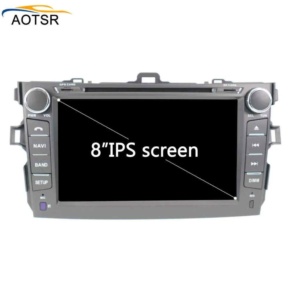 Автомобильный мультимедийный плеер AOTSR android 8 0 головное устройство для Toyota corolla 2007