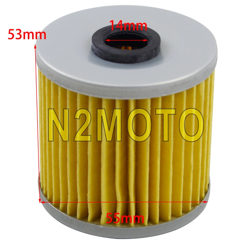 1x масляный фильтр для Kawasaki KLT 200 250 KLF 220 KSF KEF 300 BJ250 KL KZ Z250 KLX 600 650 KLX650R ATV Moto Bike|Масляные