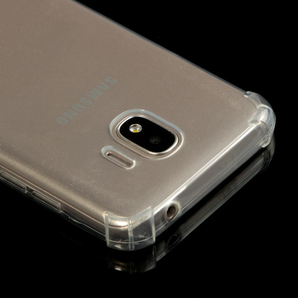 High quality transparent reinforced Anti-falling Soft Silicone phone case For Samsung Galaxy J2 Pro 2018 coque funda etui cover |