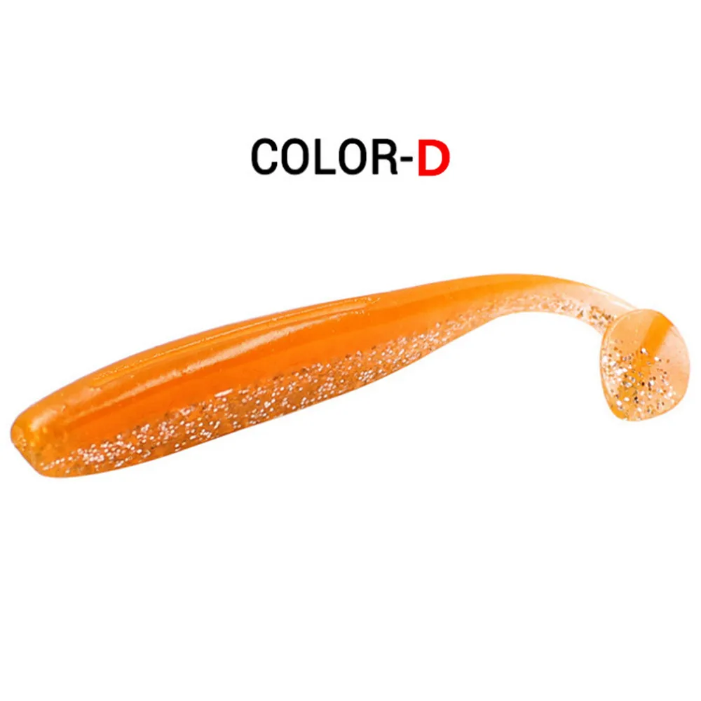 D 6PCS/Lot 9cm 3.5g Wobblers Fishing Lures Easy Shiner Jig Swimbait Silicone Soft Lure Artificial Double Color Bait For Bass Carp - Цвет: D