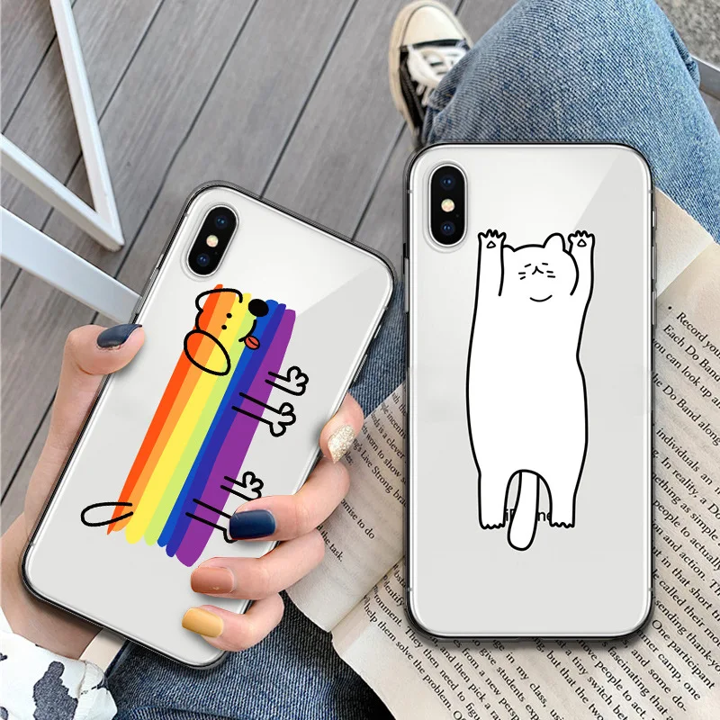 

Прозрачный чехол для iPhone 7, 7Plus, 8, 6 plus, XS max, X, XR
