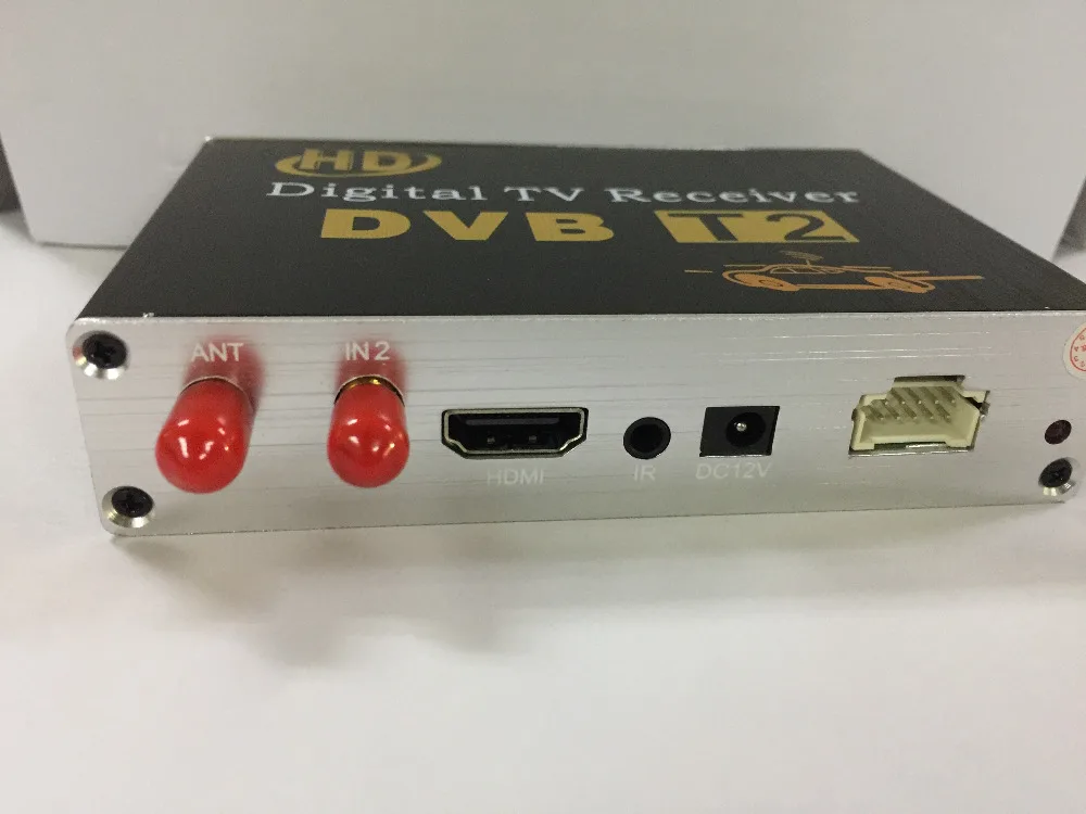 Автомобильный тв приемник dvb-t 2 для автомобиля dvd-плеер Автомобильный цифровой ТВ приемник тюнер коробка