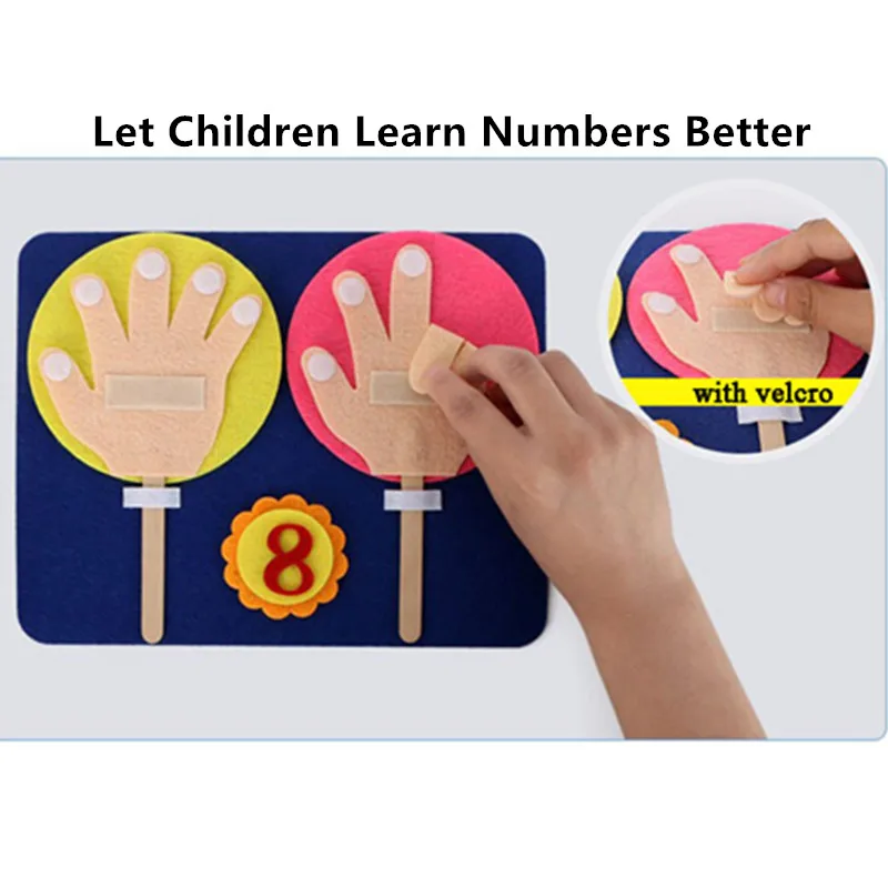 Finger Ro Sham Bo Game для раннего обучения цифровой детский сад Обучающие игрушки