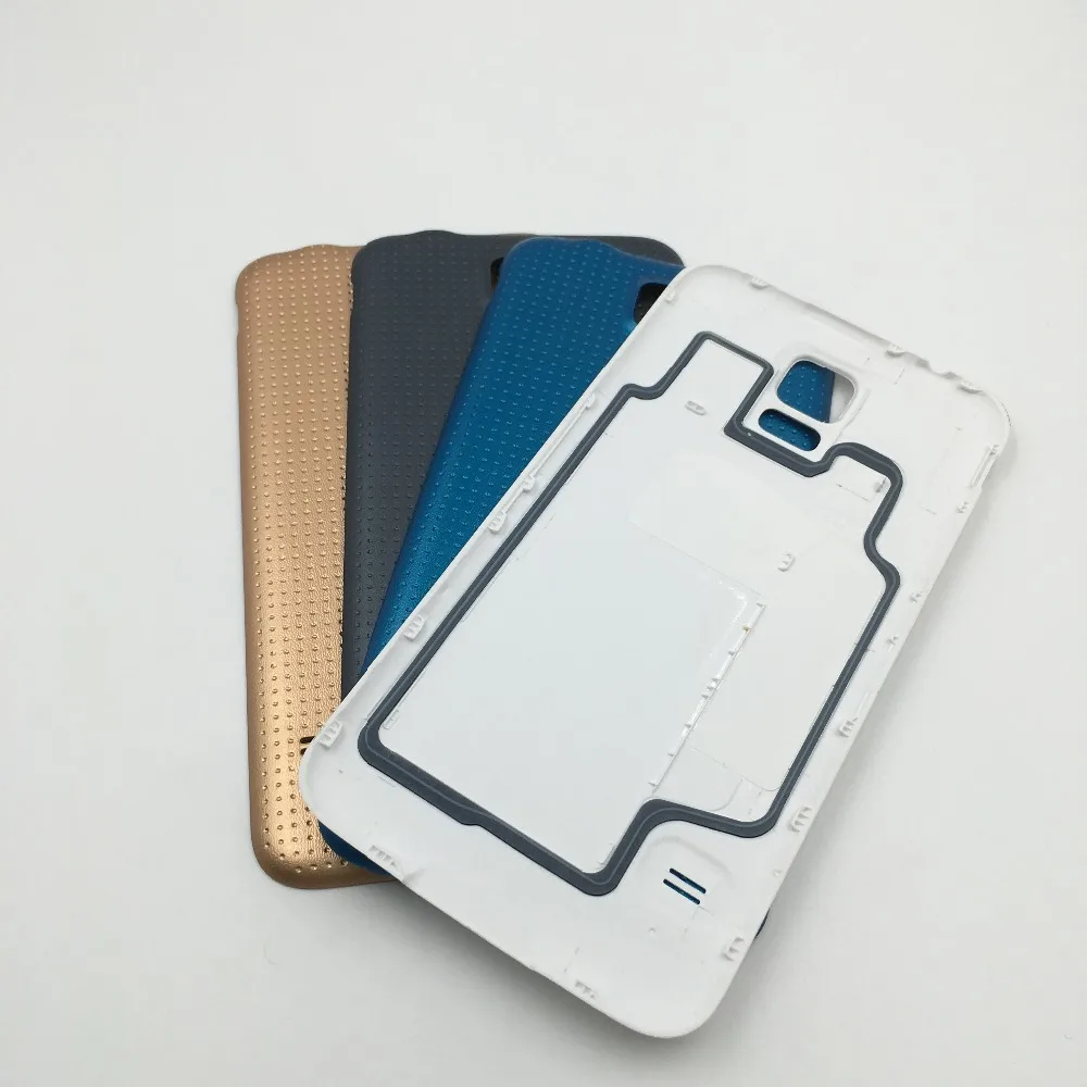 RTBESTOYZ 10 шт./лот задний корпус для Samsung Galaxy S5 i9600 G900 G900F задняя крышка батарея дверь