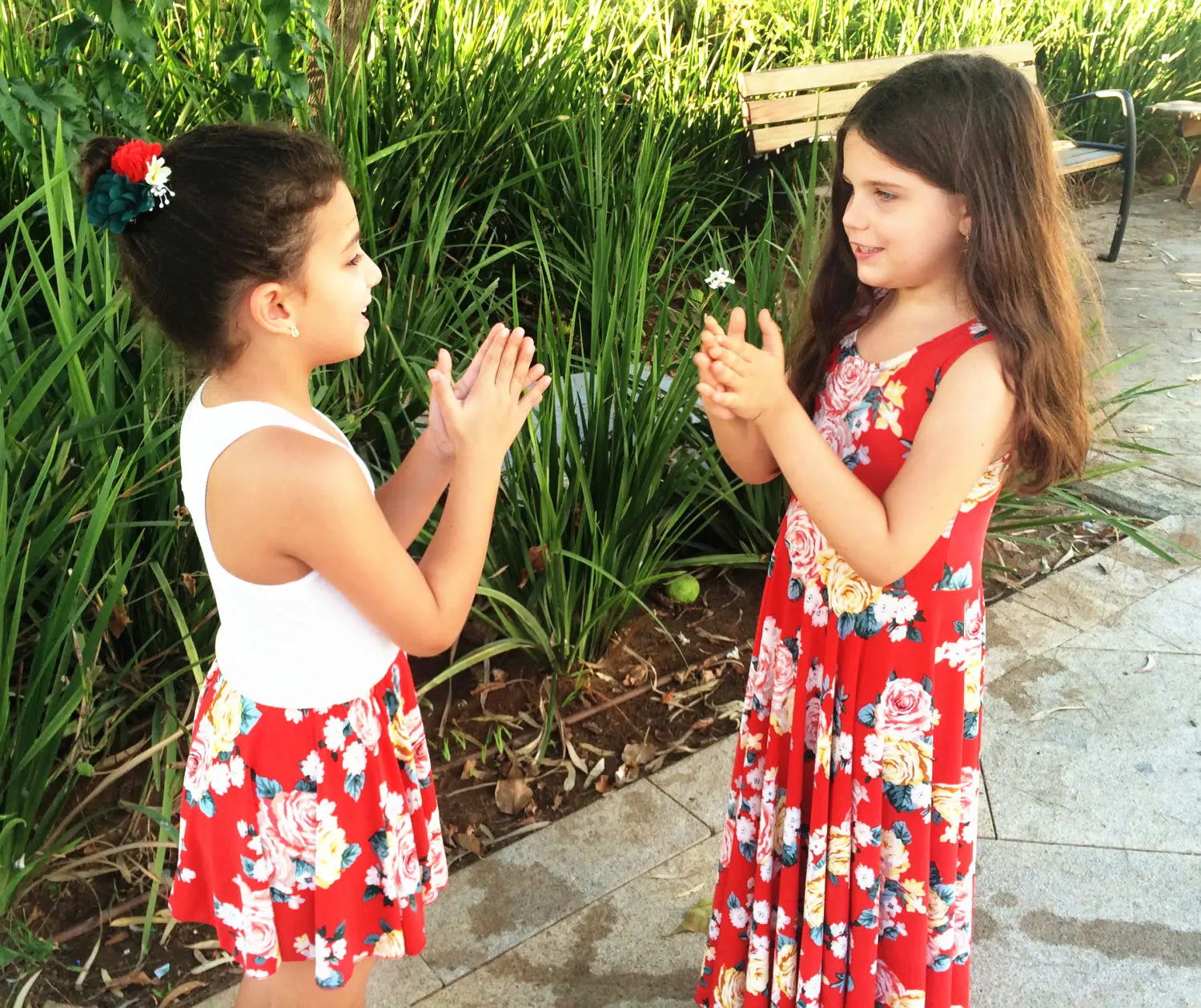 2017 Summer Mother and Daughter Dress Family Match Clothes Women Floral Skirt Toddler Kids Outfits Sundress | Мать и ребенок