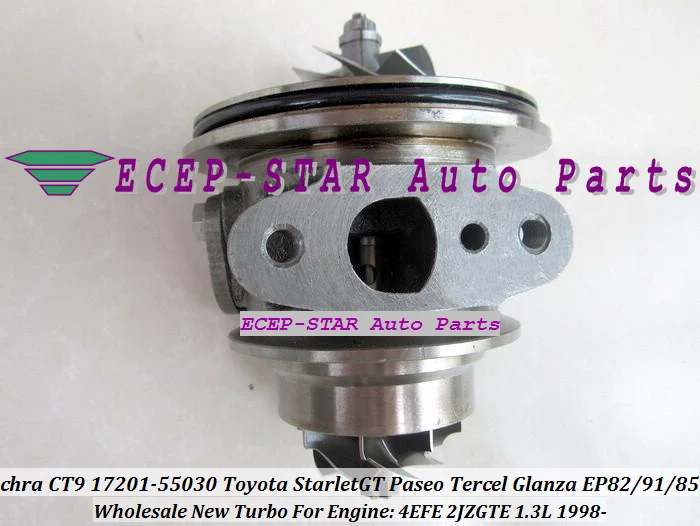 Бесплатная доставка CT9 турбо CHRA картридж Core 17201 55030 64190 для TOYOTA Starlet 4EFE 4EFTE EP82 EP91 EP85