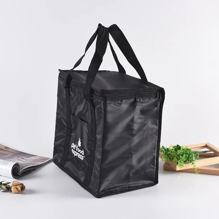 29L black nylon cooler bag thermal lunch picnic drinks meal insulated carrier cool ice pack vehicle insulation handbag | Багаж и сумки