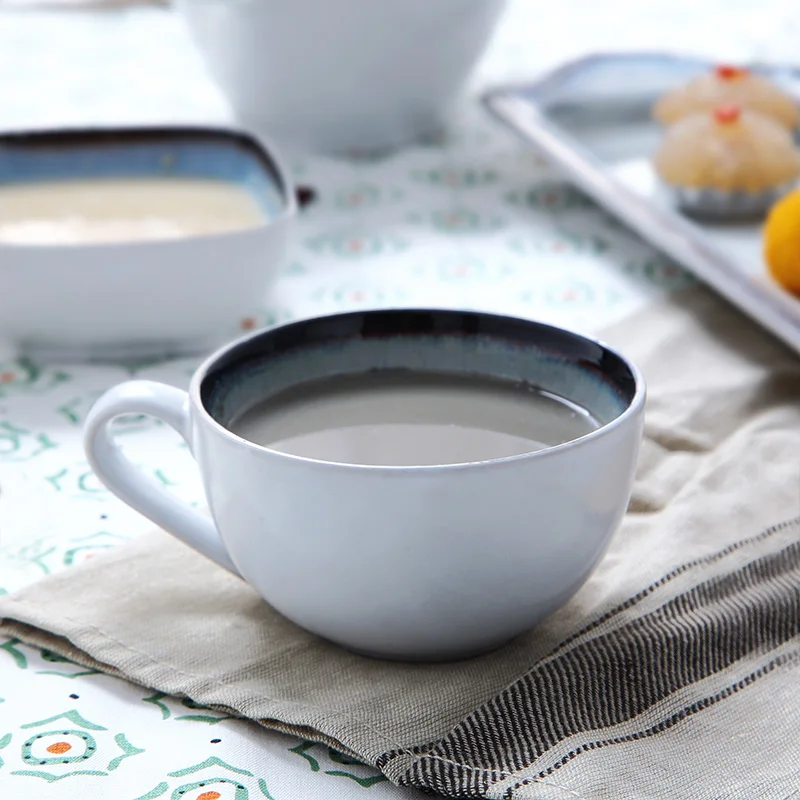 Рождественский подарок в европейском стиле короткие керамические кружки с