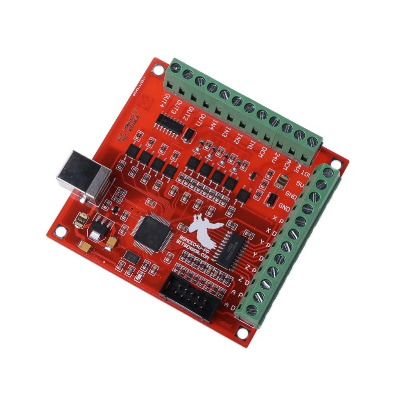 

Good Quality CNC USB MACH3 100Khz Breakout Board 4 Axis Interface Driver Motion Controller