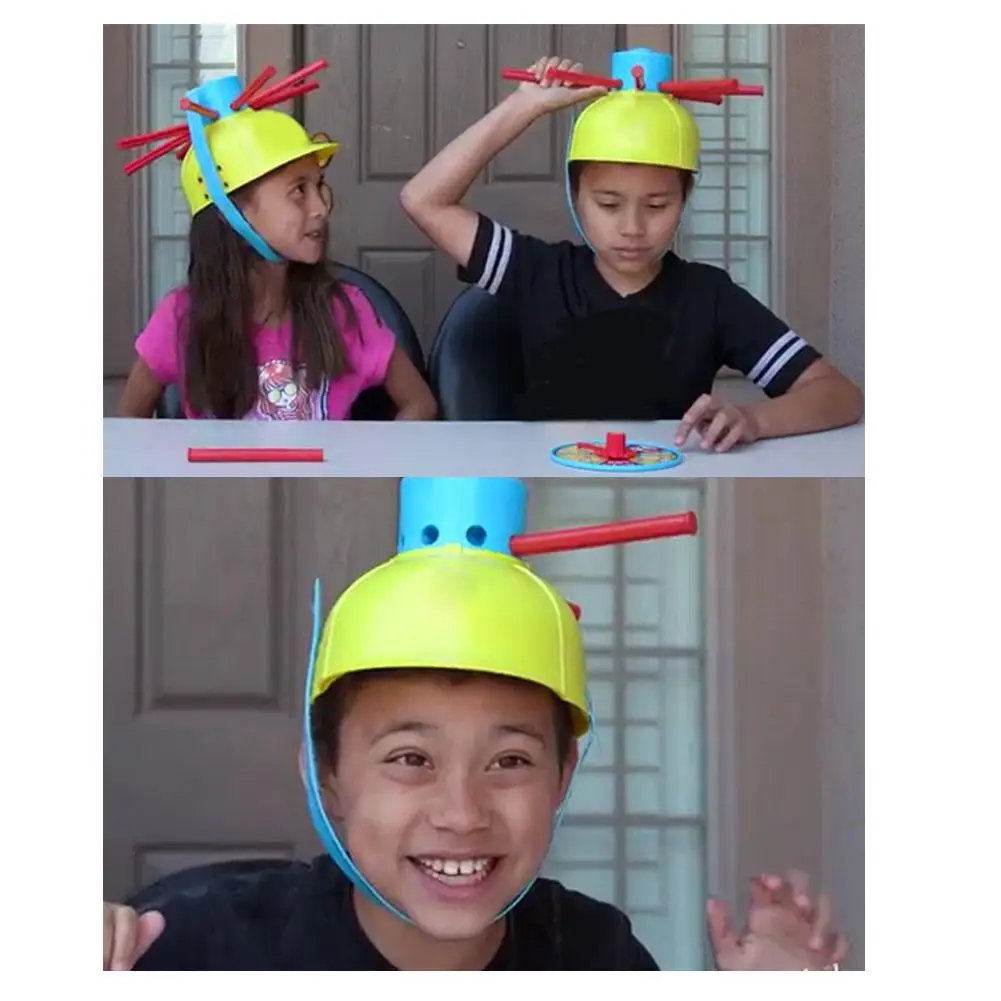 NEW Wet Head Hat Wet Funny Challenge Head Toys Water Roulette Game Kid Toys Great Game Gags Practical Jokes ON SALE