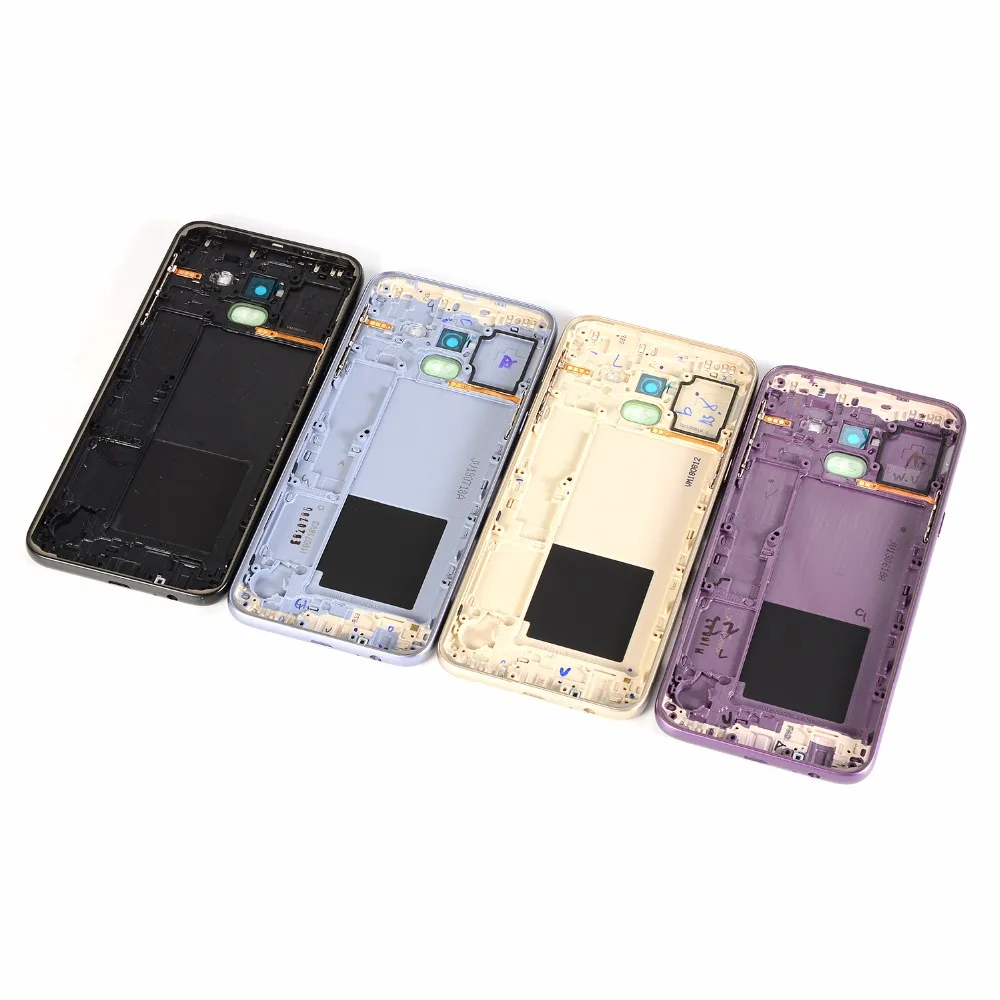 Для Samsung Galaxy J6 2018 J600 J600F корпус средняя рамка аккумулятор задняя крышка с кнопками