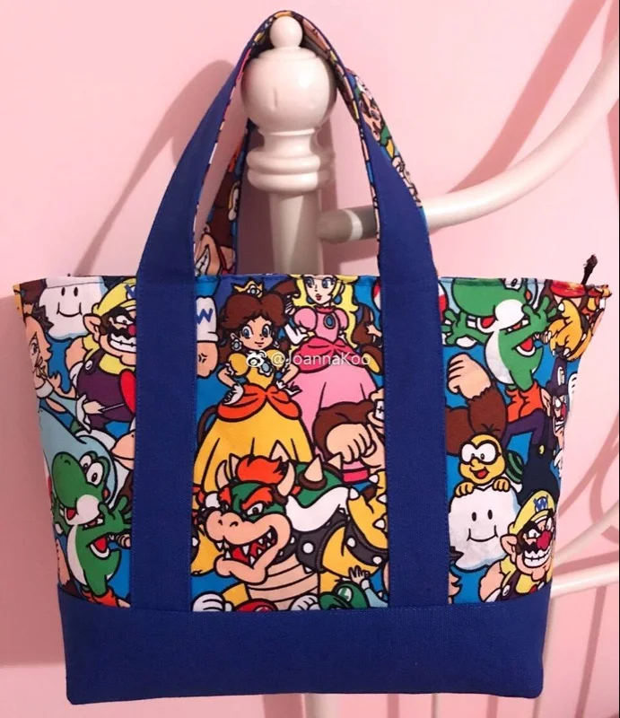 145 см ширина мультфильм Super Mario Bros семья полиэстер ткань для маленьких мальчиков и девочек одежда школьный занавес скатерти DIY-AFCK229