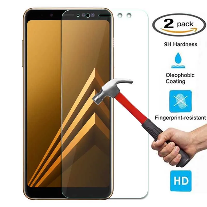 2 шт. закаленное стекло для Samsung Galaxy A8 2018 Защитная пленка экрана A530F A530 стеклянная