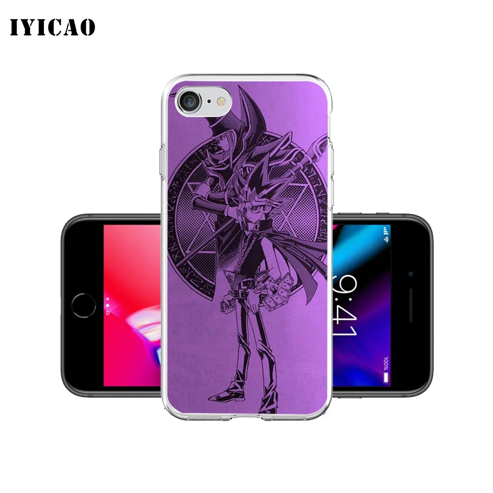 IYICAO Mago Negro Yu Gi Oh Мягкий силиконовый чехол для телефона iPhone X XR XS MAX 6 6s 7 8 Plus 5 5S SE TPU