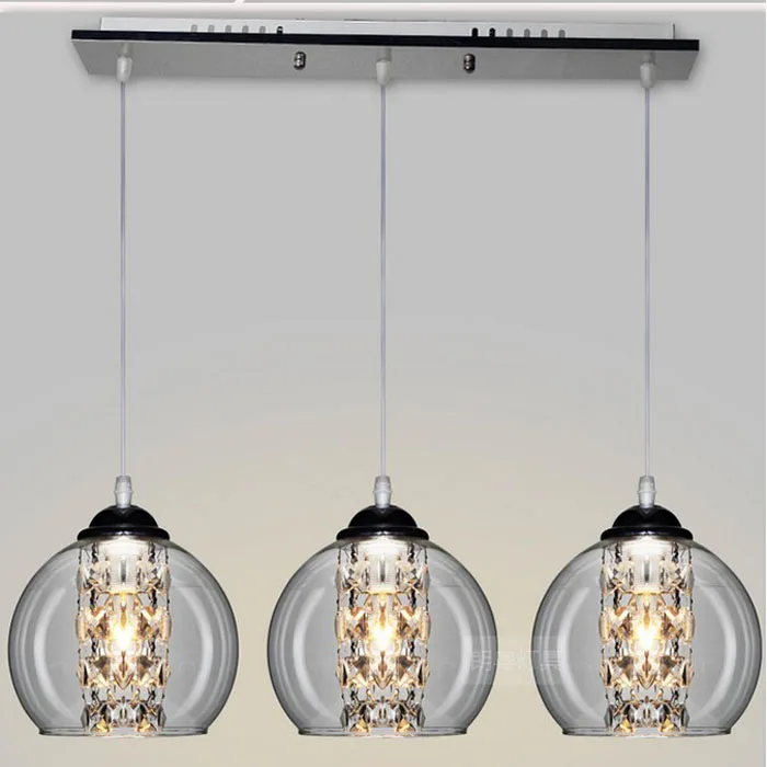 Пост Современный Креативный DIY стеклянный Led E27 подвесной светильник для гостиной
