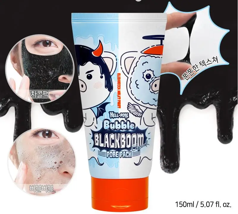 ELIZAVECCA Milky Piggy ад Pore Bubble Черная стрела уголь поры пакет 150 г уход за кожей лица маска