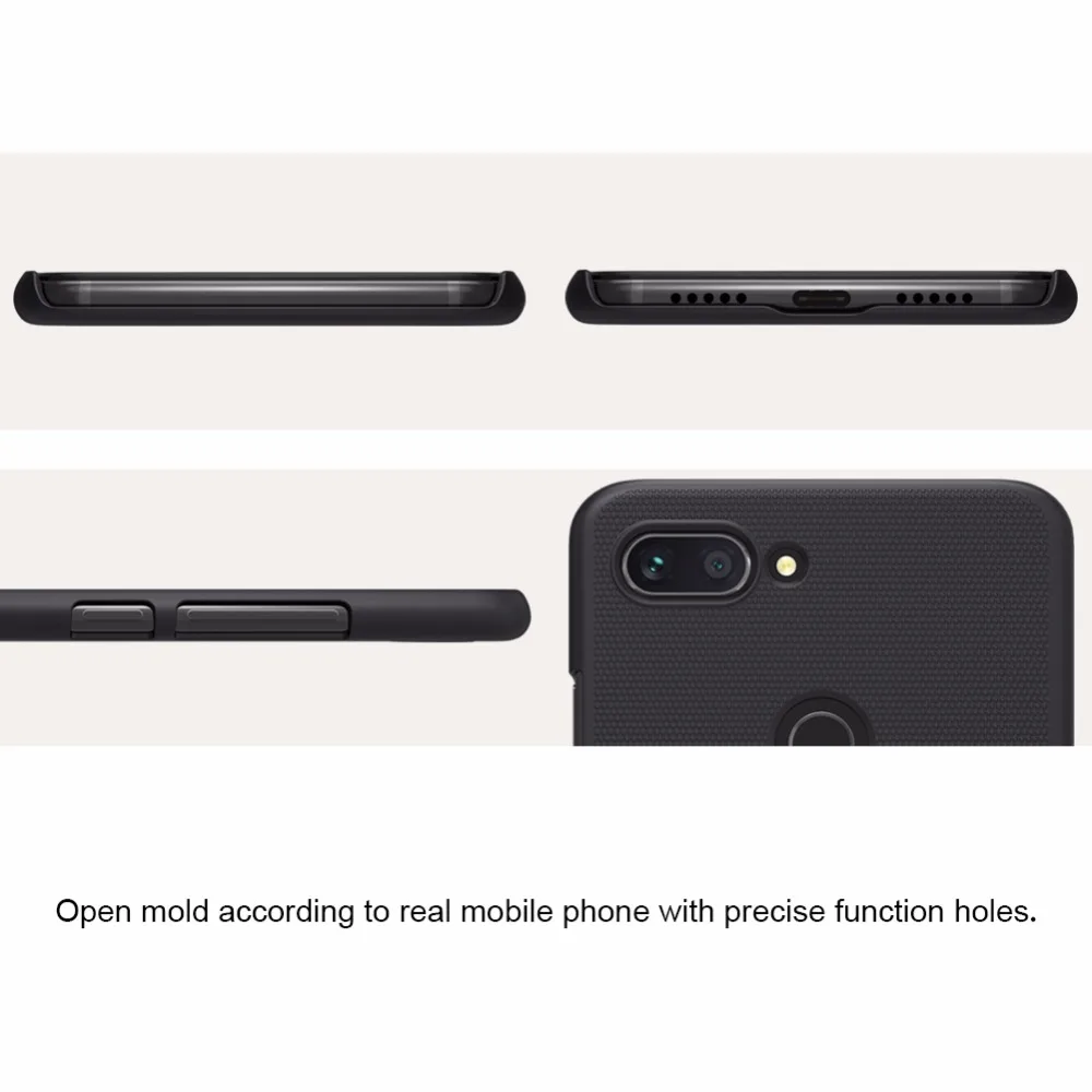 Чехол для Xiaomi mi 8 lite NILLKIN Супер Матовый экран жесткая задняя крышка из ПК чехол