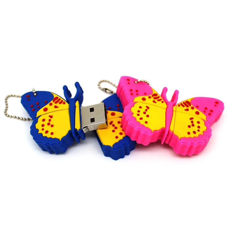 USB флеш-накопитель в виде бабочки 64 ГБ 32 16 8 4 Гб | Компьютеры и офис