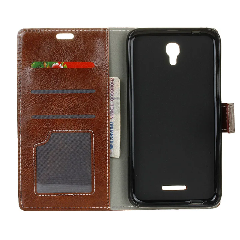 Роскошный флип-кейс из искусственной кожи с магнитной пряжкой слотами для карт