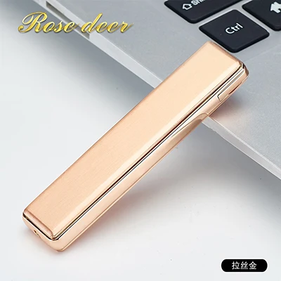 Портативная Безопасная электронная мини-зажигалка с зарядкой от USB