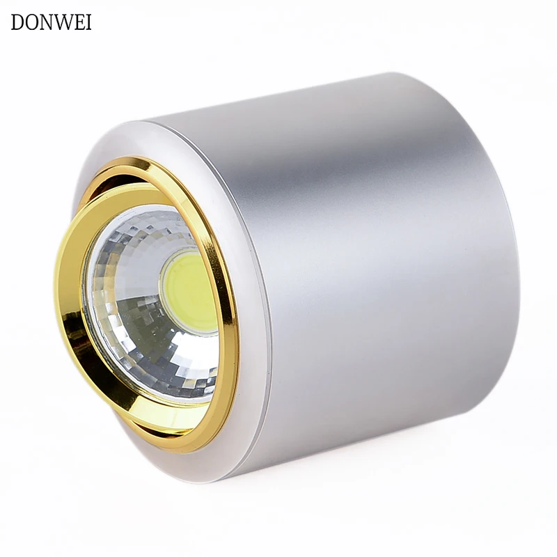 

DONWEI LED Ceiling Lamp High brightness Spot Light Downlight Surface Mounted Adjustable Rotating indoor wall Light 3W 5W 7W 10W