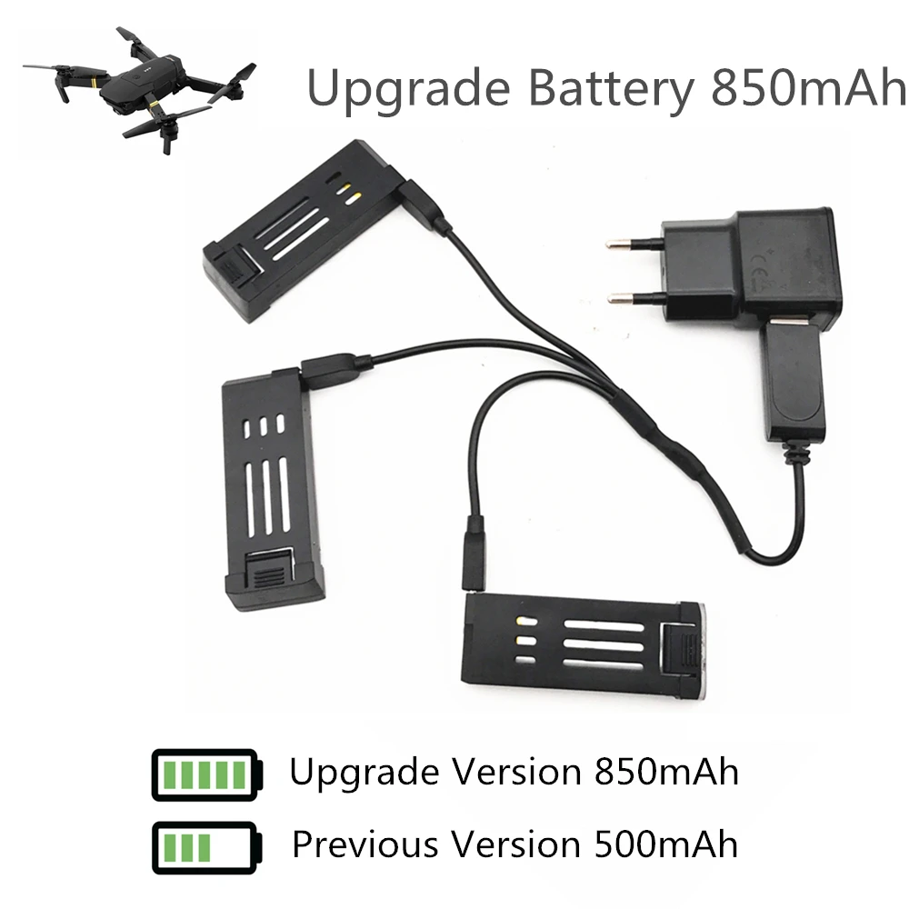 Обновленная батарея E58 850 мАч Lipo для L800 JY019 S168 3 7 в 500 батарея|Перезаряжаемые