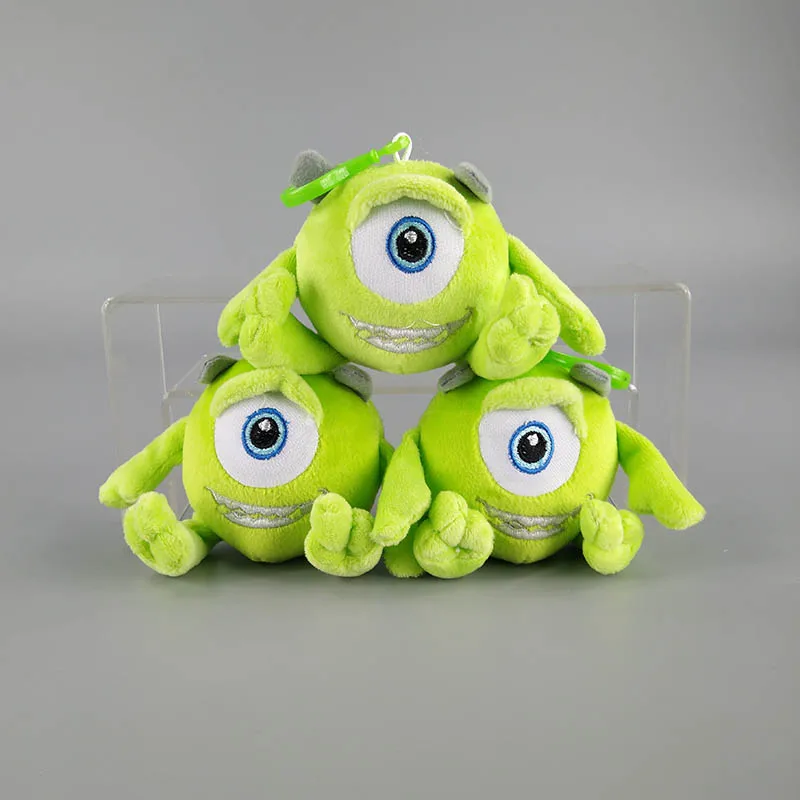 Новое поступление, милые плюшевые подвески Mike Wazowski, мягкие куклы, мягкая игрушка для детей, подарок