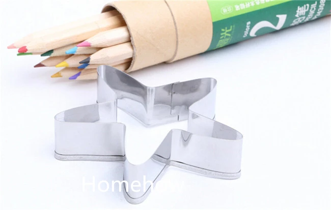 1 шт./лот нож для печенья Морская звезда 8*8 см кухонная утварь из нержавеющей стали