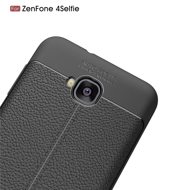 Чехлы для ASUS Zenfone 4 Selfie ZD553KL X00LD ZD 553KL ZD553 KL силиконовый Личи шаблон селфи задняя