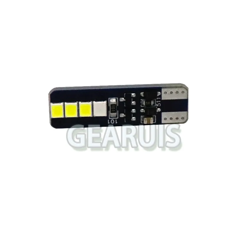 Новые двухцветные габаритные огни T10 W5W 0 5 W 2835 8 SMD сине белые 12 В 168 194 501 стояночные