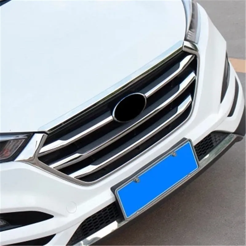 Стайлинг автомобиля декоративная лента из нержавеющей стали 304 для Hyundai Tucson 2015 2016