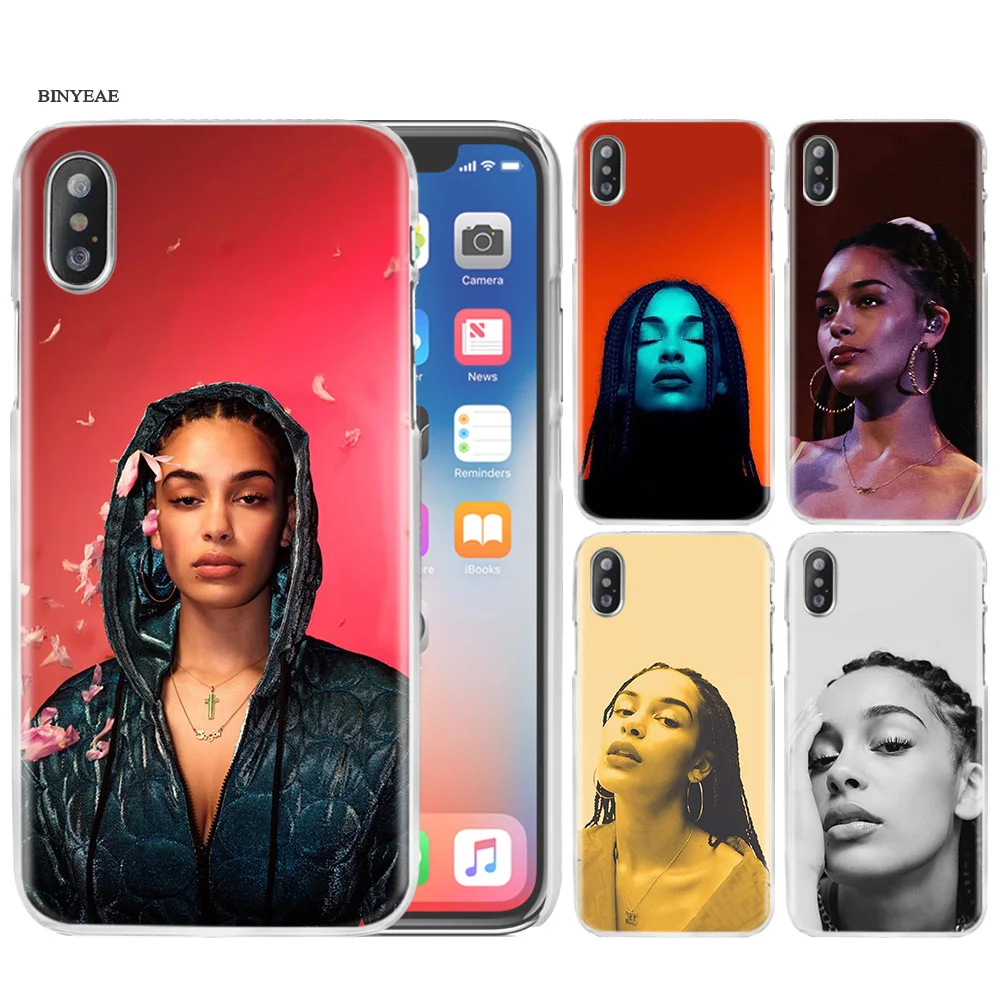 Jorja Smith Case Cover Clear Hard PC for iPhone XS Max XR 7 8 6 6s Plus X 5 5s SE 5C 4 4S