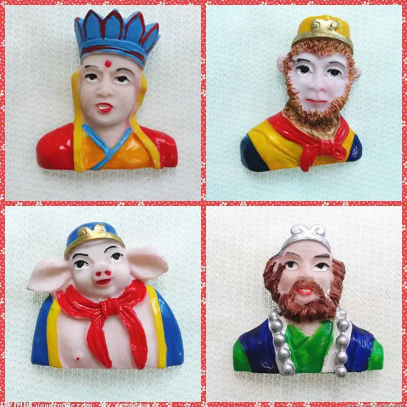 Магнит на холодильник 4 шт./лот в виде китайской легенды Путешествие Запад