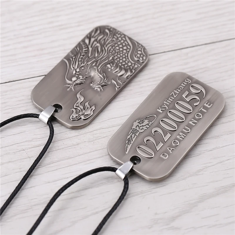 J store ожерелья из серебряного сплава с подвеской в виде гробницы кулоны армейская