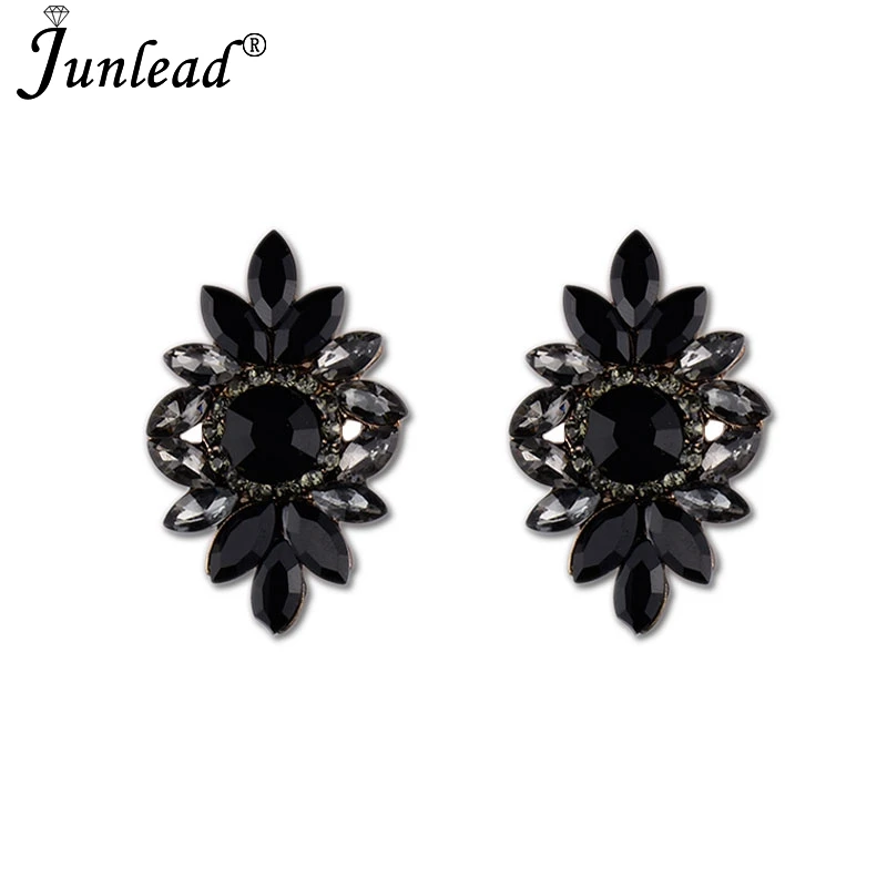 Junlead очарование Boho разноцветные Винтаж себе Роскошные хрустальные серьги Мода