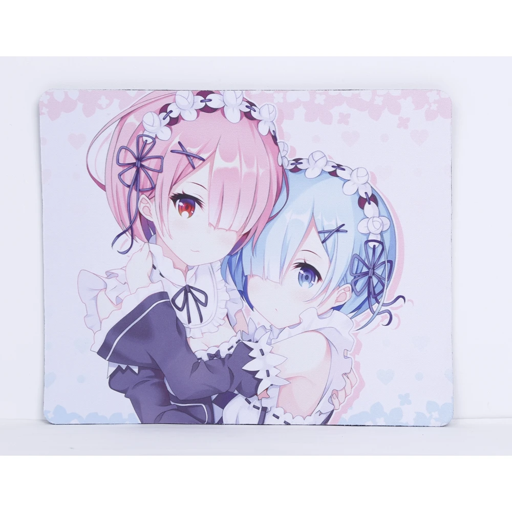 Коврик для мыши с рисунком из аниме JK Re Life in a different world from zero Rem Ram 21x26 см |