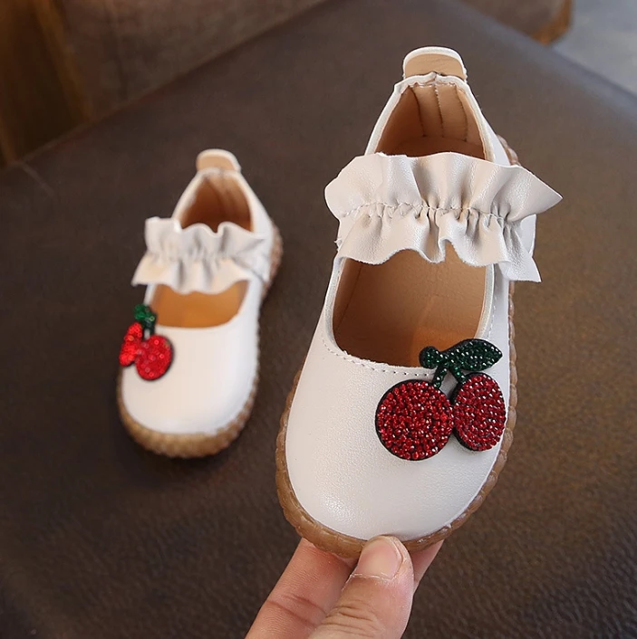 The girl Shoes Children's Shoe PU Kids Casual Flats Sneakers Toddler Boys Princess diamond soft bottom toddler shoes | Детская