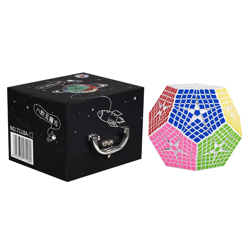 2018 Shengshou Tegaminx Головоломка Куб 12 граней профессиональный 8x8x8 ПВХ & матовая наклейки