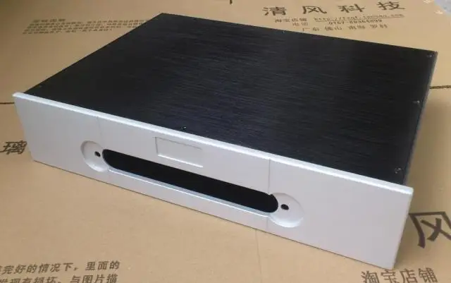 Цельноалюминиевое шасси предусилителя/строительный чехол/DIY box (430*90*308 мм) |