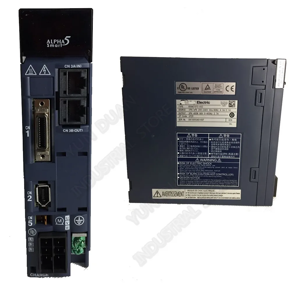 Новый и оригинальный японский бренд 400W 1PH 3PH AC 220V Серводвигатель для