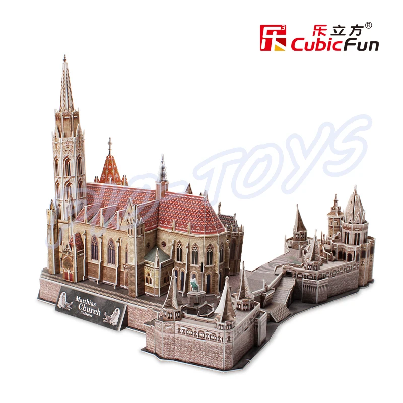 Новогодний подарок Matyas-Templom Halaszbastya 3D головоломка модель для строительства сделай