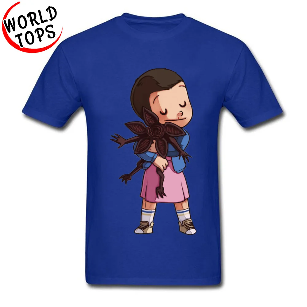Футболка Eleven Hug Demogorgon очень странные дела новинка 2019 топы с мультяшным рисунком