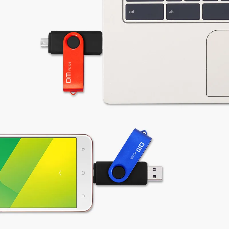 USB флеш накопитель DM PD108 Micro OTG 8 ГБ флешка для Xiaomi Note 5 Redmi Plus 4X карта памяти телефона